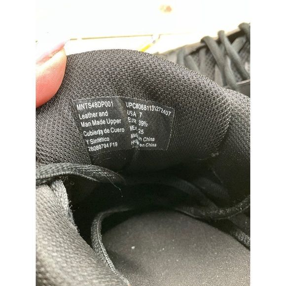 TREDSAFE Mens MNTS48DP001 Slip Resistant Lace Up Black Running Shoes Size 7 - Picture 8 of 9